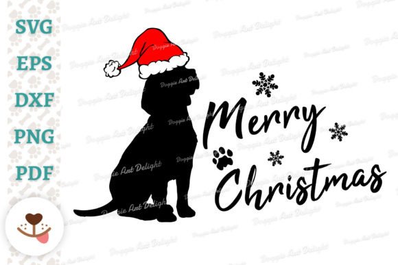 Beagle Christmas Dog SVG PNG DXF EPS PDF