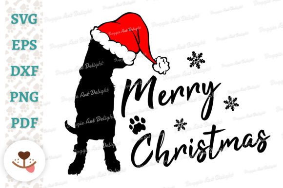 Christmas German Shepherd Dog SVG PNG