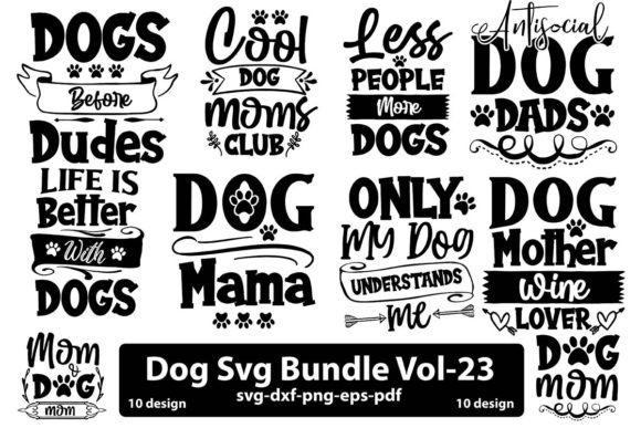 Dog Svg Bundle Vol-23