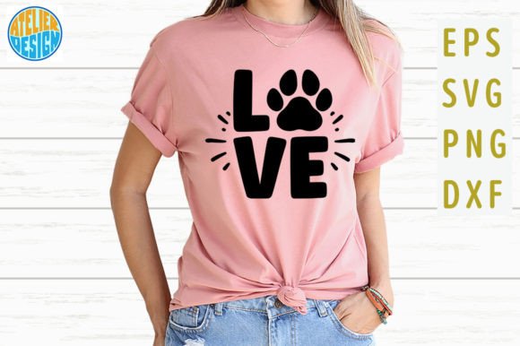 Love Dog Svg Tshirt