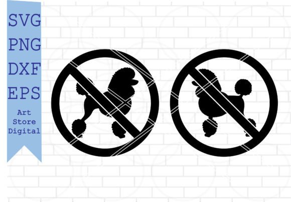 No Poodle Dog Svg