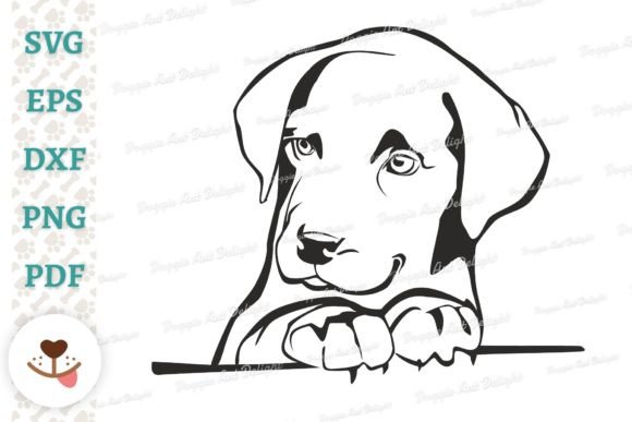 Peeking Pointer Puppy Dog SVG, DXF, PNG