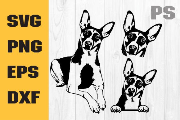 Rat Terrier Dog SVG