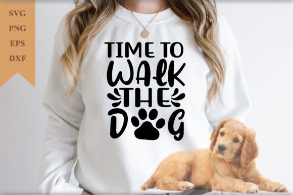 Time to Walk the Dog SVG